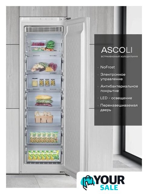 Морозильник Ascoli ASF230WBI - Изображение №3 — Интернет-магазин Your Sale