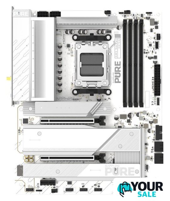 Материнская плата Sapphire Pure X870A WiFi 7 - Изображение №1 — Интернет-магазин Your Sale