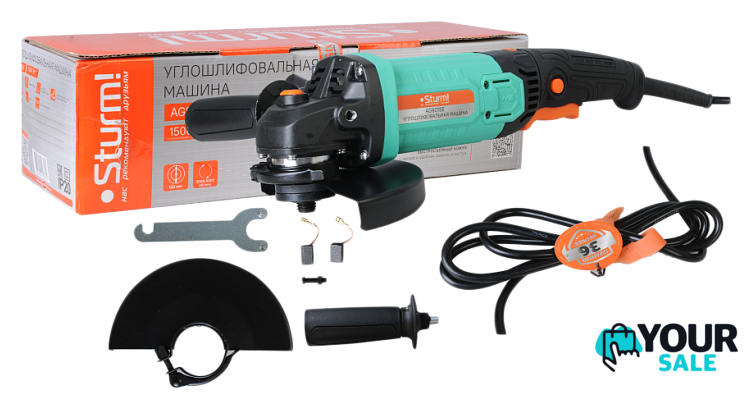 Угловая шлифмашина Sturm AG9015E - Изображение №1 — Интернет-магазин Your Sale