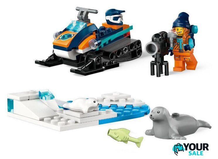 Конструктор LEGO City Снегоход Исследователь Арктики 60376 - Изображение №4 — Интернет-магазин Your Sale