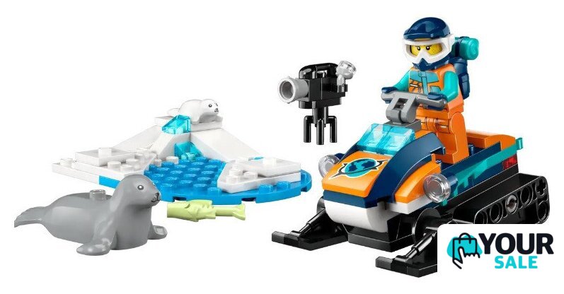 Конструктор LEGO City Снегоход Исследователь Арктики 60376 - Изображение №3 — Интернет-магазин Your Sale