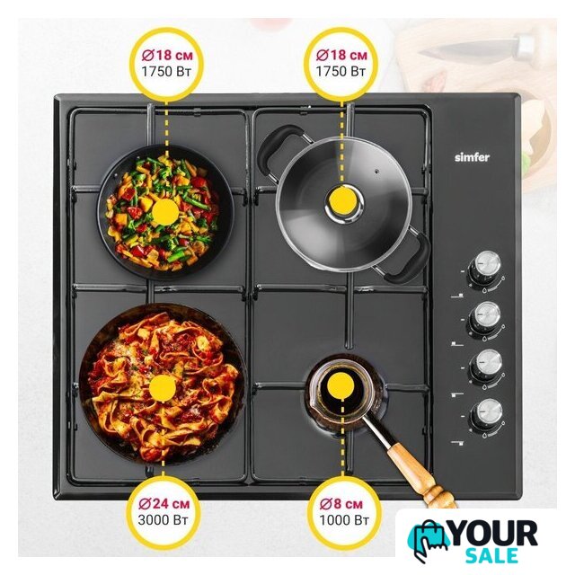 Варочная панель Simfer H60Q40B470 - Изображение №4 — Интернет-магазин Your Sale