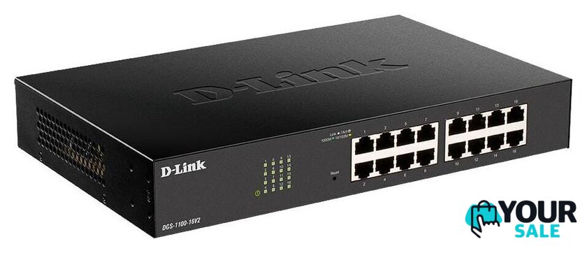 Управляемый коммутатор 2-го уровня D-Link DGS-1100-16V2/A1A - Изображение №2 — Интернет-магазин Your Sale