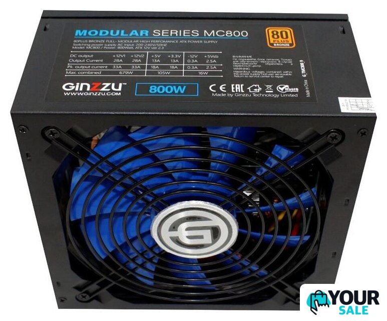 Блок питания Ginzzu MC800 - Изображение №2 — Интернет-магазин Your Sale