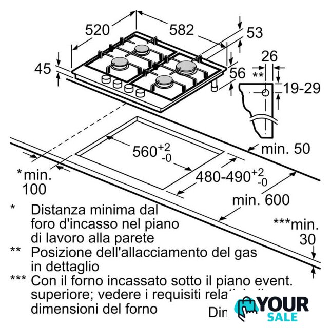 Варочная панель Siemens iQ300 EG6B5PK90 - Изображение №5 — Интернет-магазин Your Sale