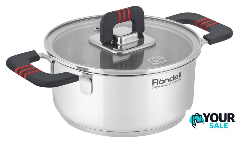 Кастрюля Rondell Stripes RDS-1636 - Изображение №1 — Интернет-магазин Your Sale