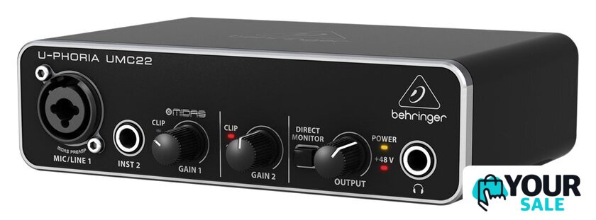 Аудиоинтерфейс Behringer U-Phoria UMC22 - Изображение №4 — Интернет-магазин Your Sale