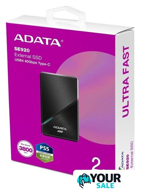 Внешний накопитель ADATA SE920 2TB SE920-2TCBK - Изображение №9 — Интернет-магазин Your Sale