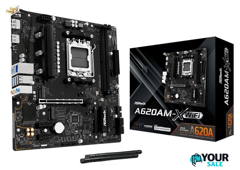 Материнская плата ASRock A620AM-X WiFi - Изображение №5 — Интернет-магазин Your Sale