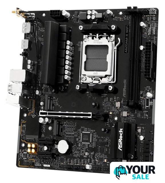 Материнская плата ASRock A620AM-X WiFi - Изображение №3 — Интернет-магазин Your Sale