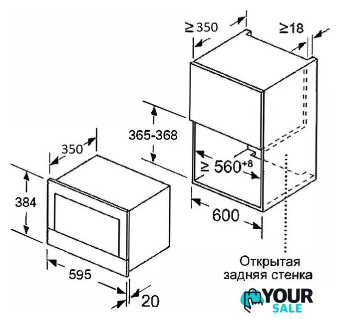 Микроволновая печь Meferi MMO6025BK Ultra - Изображение №14 — Интернет-магазин Your Sale