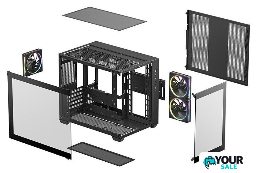 Корпус DeepCool CG330 3F R-CG330-BKNGM3-G - Изображение №10 — Интернет-магазин Your Sale