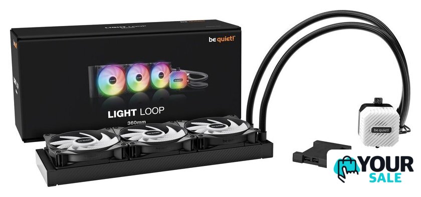 Система жидкостного охлаждения для процессора be quiet! Light Loop 360mm BW022 - Изображение №6 — Интернет-магазин Your Sale