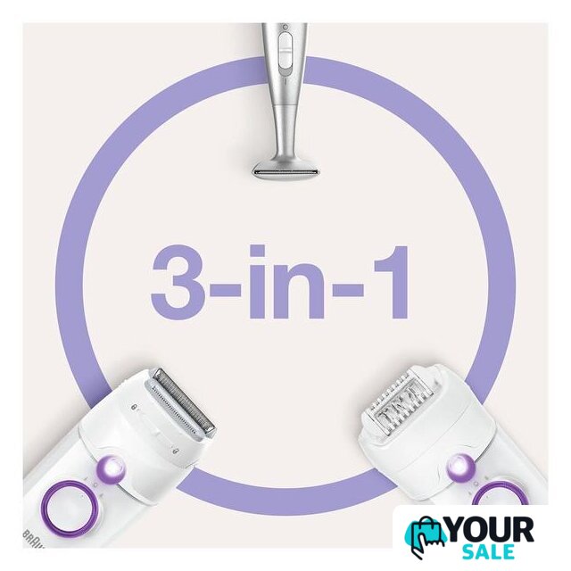 Эпилятор Braun Silk-epil 5 Series 5-825P - Изображение №5 — Интернет-магазин Your Sale