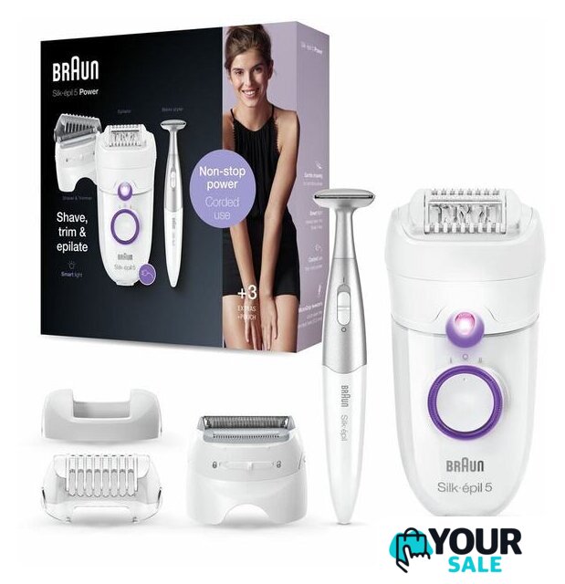 Эпилятор Braun Silk-epil 5 Series 5-825P - Изображение №6 — Интернет-магазин Your Sale