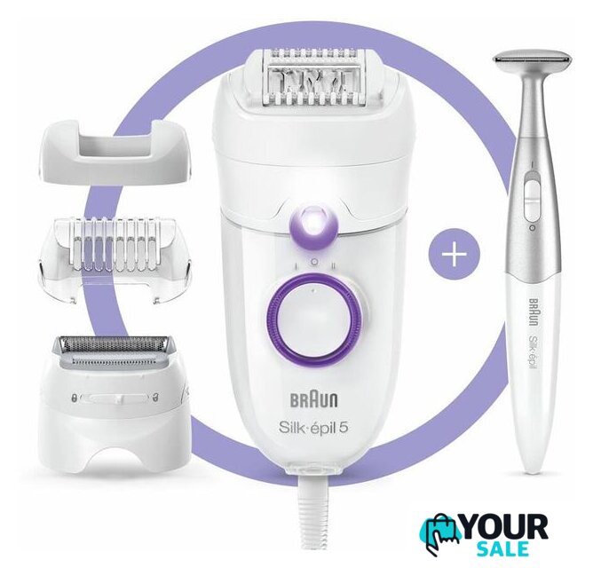 Эпилятор Braun Silk-epil 5 Series 5-825P - Изображение №2 — Интернет-магазин Your Sale