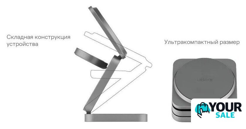 Беспроводное зарядное uBear Balance Ultra WL21SG31BL-AW - Изображение №6 — Интернет-магазин Your Sale