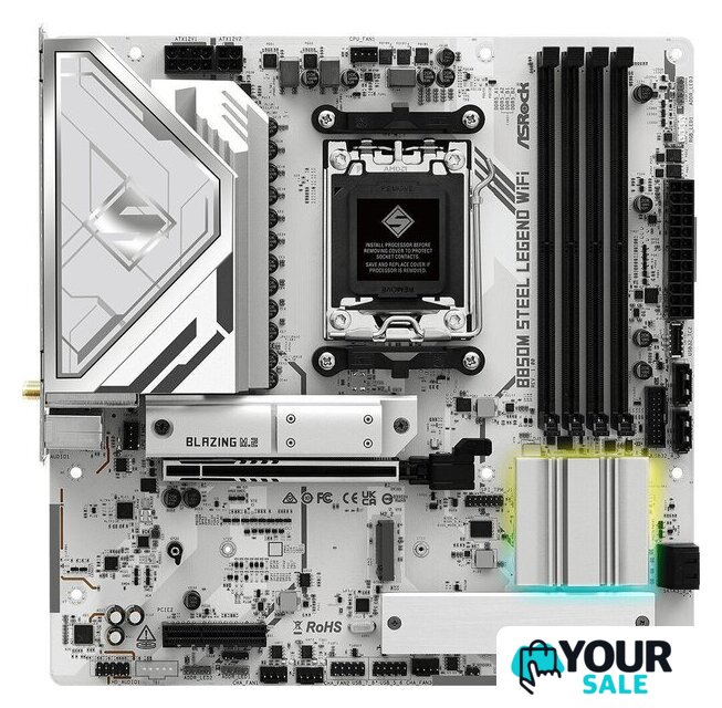 Материнская плата ASRock B850M Steel Legend WiFi - Изображение №1 — Интернет-магазин Your Sale