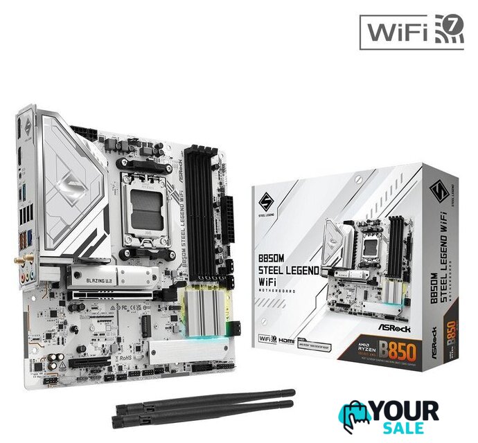 Материнская плата ASRock B850M Steel Legend WiFi - Изображение №6 — Интернет-магазин Your Sale