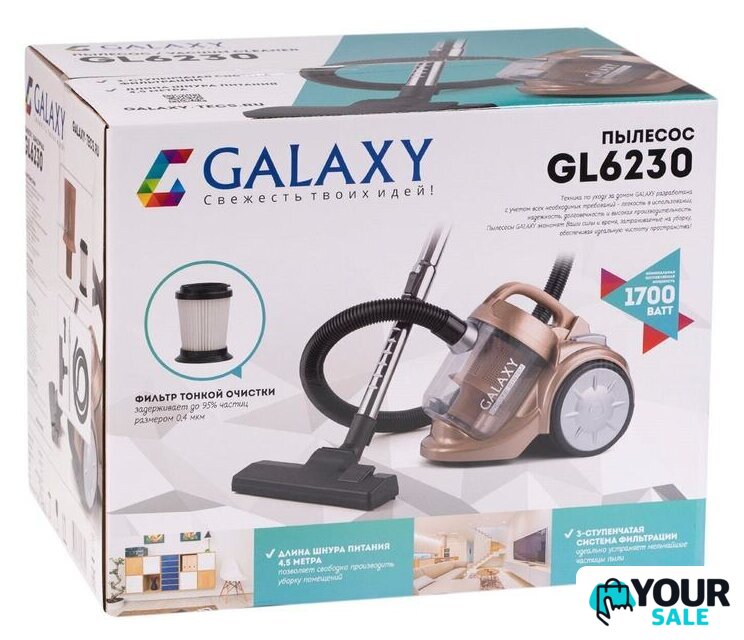 Пылесос Galaxy Line GL6230 - Изображение №6 — Интернет-магазин Your Sale