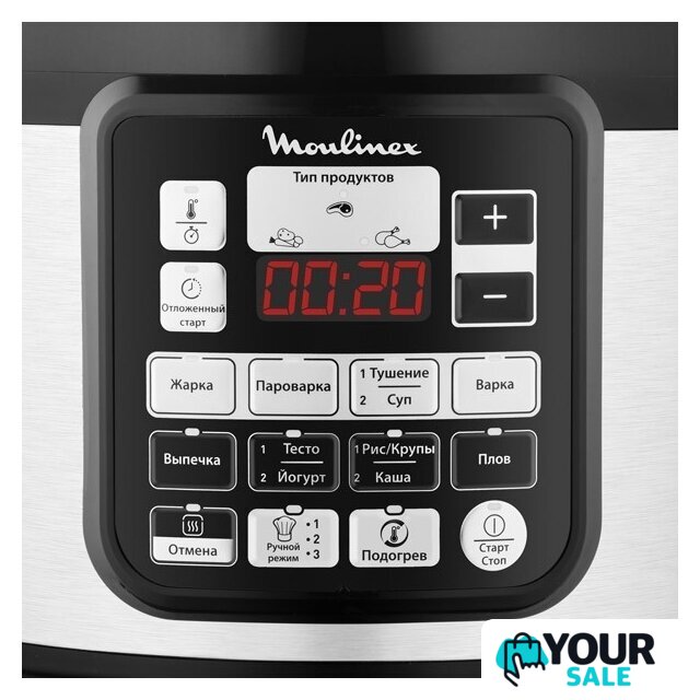 Мультиварка-скороварка Moulinex CE620D32 - Изображение №2 — Интернет-магазин Your Sale