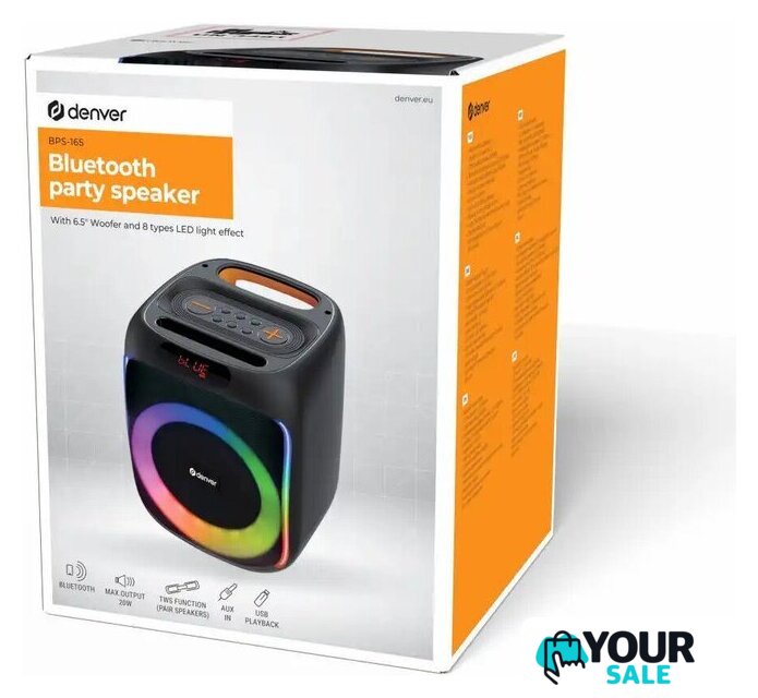 Беспроводная колонка Denver Electronics BPS-165 - Изображение №8 — Интернет-магазин Your Sale