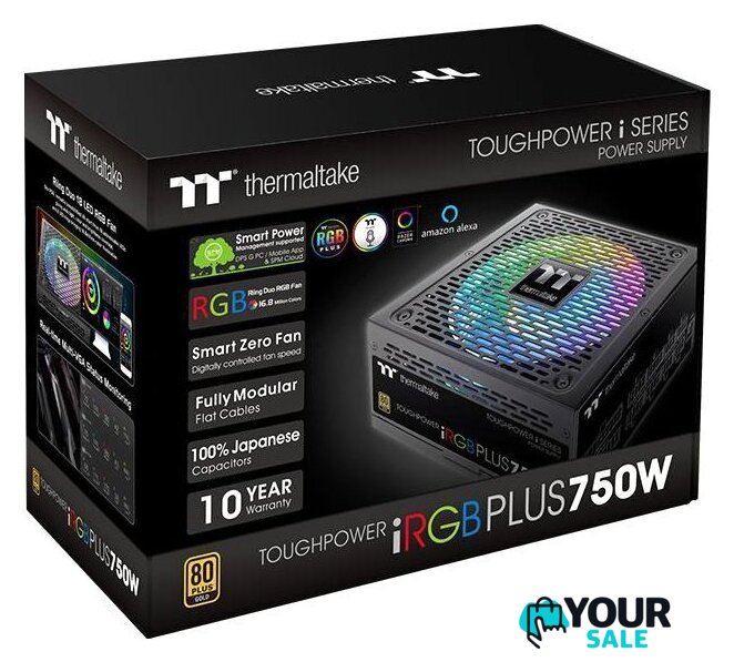 Блок питания Thermaltake Toughpower iRGB PLUS 750W Gold TT Premium Edition TPI-750DH3FCG - Изображение №7 — Интернет-магазин Your Sale