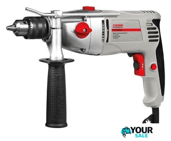 Ударная дрель Crown CT10034 - Изображение №1 — Интернет-магазин Your Sale