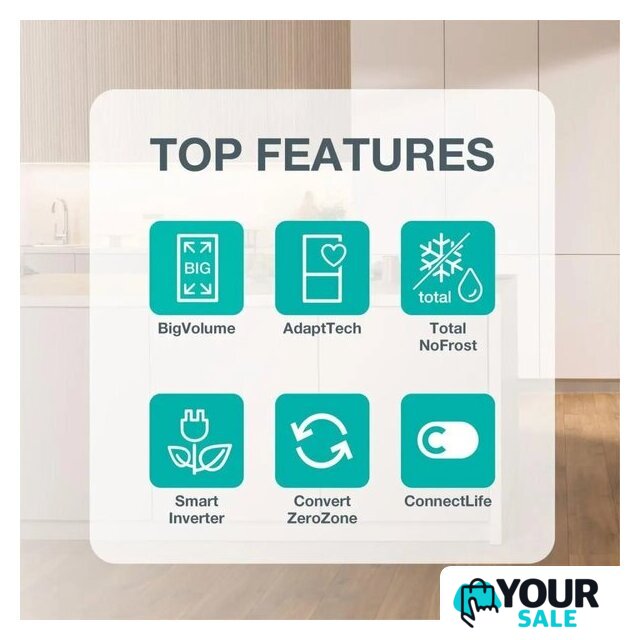 Холодильник Gorenje NRB620E61W4WFE - Изображение №3 — Интернет-магазин Your Sale