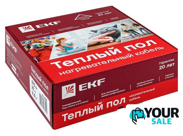 Нагревательный кабель EKF PROxima nk-1500 - Изображение №2 — Интернет-магазин Your Sale