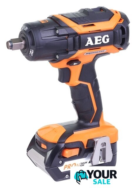 Гайковерт AEG Powertools BSS 18C 12ZBL LI-402C 4935459427 (с 2-мя АКБ, 4.0 Ah) - Изображение №1 — Интернет-магазин Your Sale