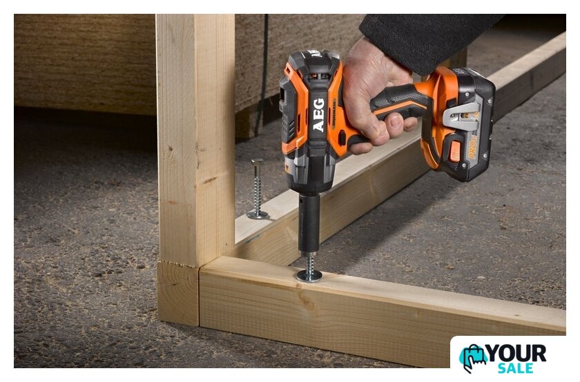 Гайковерт AEG Powertools BSS 18C 12ZBL LI-402C 4935459427 (с 2-мя АКБ, 4.0 Ah) - Изображение №5 — Интернет-магазин Your Sale