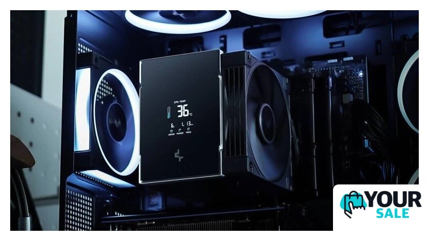 Кулер для процессора DeepCool AK500 G2 Digital NYX R-AK500G2-BKNNMN-GJD-1 - Изображение №11 — Интернет-магазин Your Sale