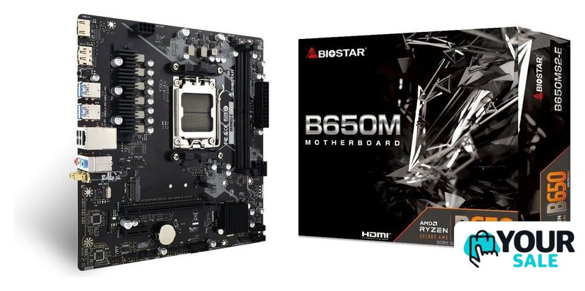 Материнская плата BIOSTAR B650MS2-E Ver. 6.0 - Изображение №4 — Интернет-магазин Your Sale