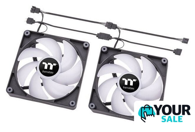 Комплект вентиляторов для корпуса Thermaltake CT120 Sync ARGB 2-Fan Pack CL-F149-PL12SW-A - Изображение №5 — Интернет-магазин Your Sale