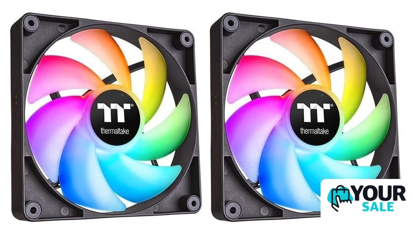 Комплект вентиляторов для корпуса Thermaltake CT120 Sync ARGB 2-Fan Pack CL-F149-PL12SW-A - Изображение №1 — Интернет-магазин Your Sale