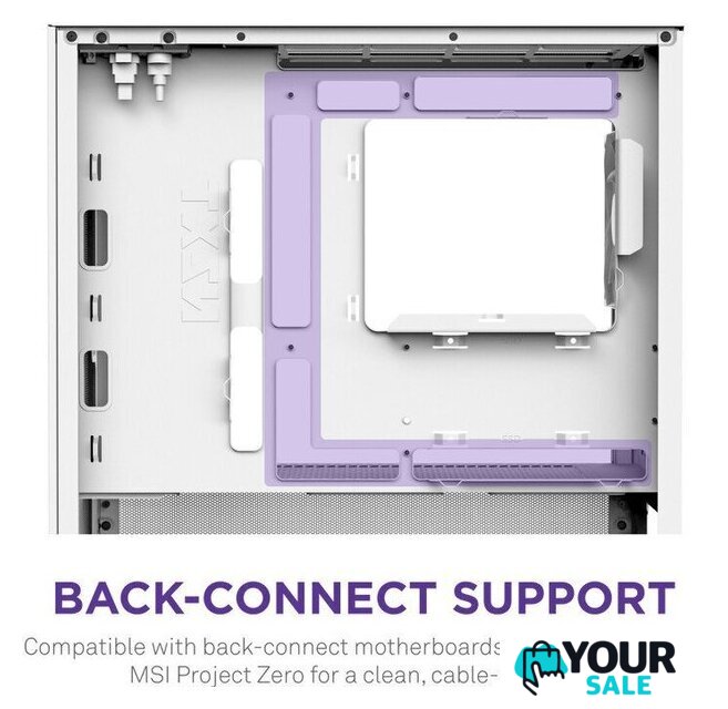 Корпус NZXT H3 Flow CC-H31FW-01 - Изображение №7 — Интернет-магазин Your Sale