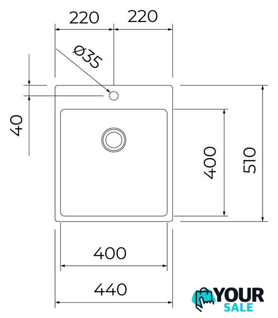 Кухонная мойка TEKA Forline RS15 40.40 115000081 - Изображение №7 — Интернет-магазин Your Sale