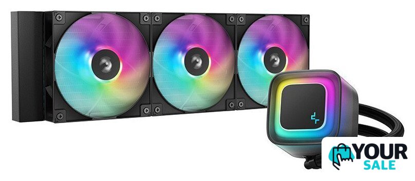 Система жидкостного охлаждения для процессора DeepCool LE360 V2 R-LE360-BKAMMC-G-2 - Изображение №1 — Интернет-магазин Your Sale