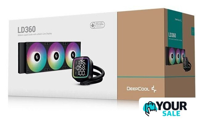Система жидкостного охлаждения для процессора DeepCool LD360 R-LD360-BKMSN-G-1 - Изображение №5 — Интернет-магазин Your Sale