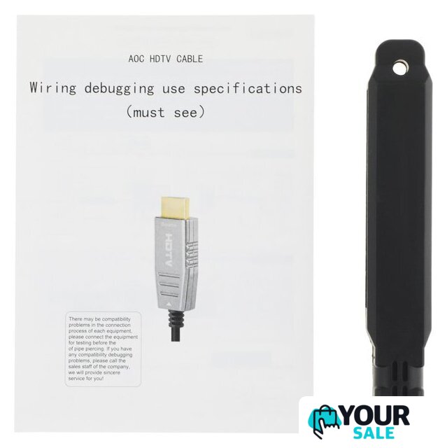 Кабель CACTUS CS-HDMI-AOC-2.1-10 HDMI - HDMI (10м, черный) - Изображение №3 — Интернет-магазин Your Sale