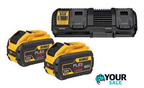 Аккумулятор с зарядным устройством DeWalt DCB132X2 (20В/2x9 Ач) - Изображение №1 — Интернет-магазин Your Sale