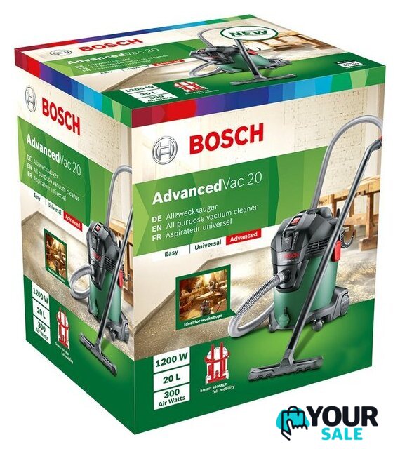 Пылесос Bosch AdvancedVac 20 [06033D1200] - Изображение №2 — Интернет-магазин Your Sale