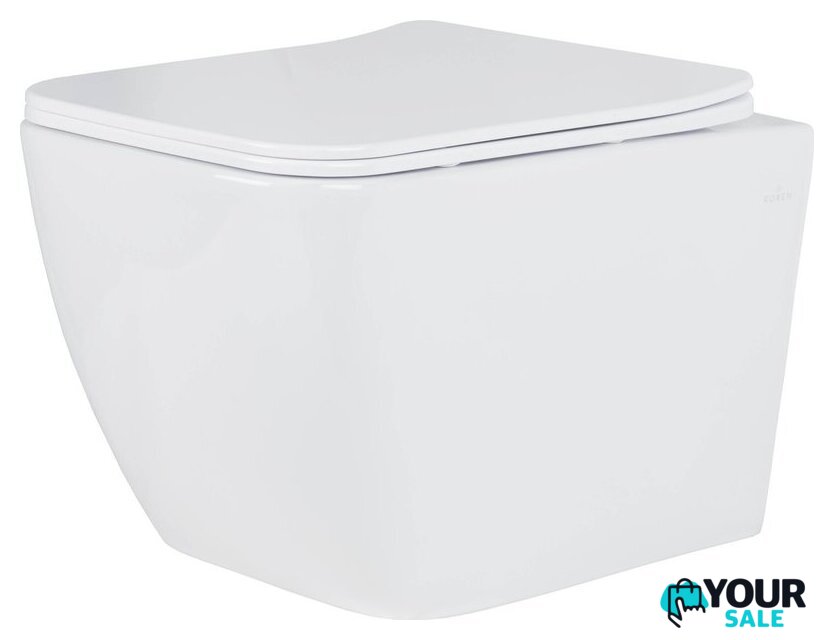 Унитаз подвесной Roxen Cube Bidet One Rimless 6 в 1 StounFix Dual Fresh 583046 (кнопка: черный матовый) - Изображение №5 — Интернет-магазин Your Sale