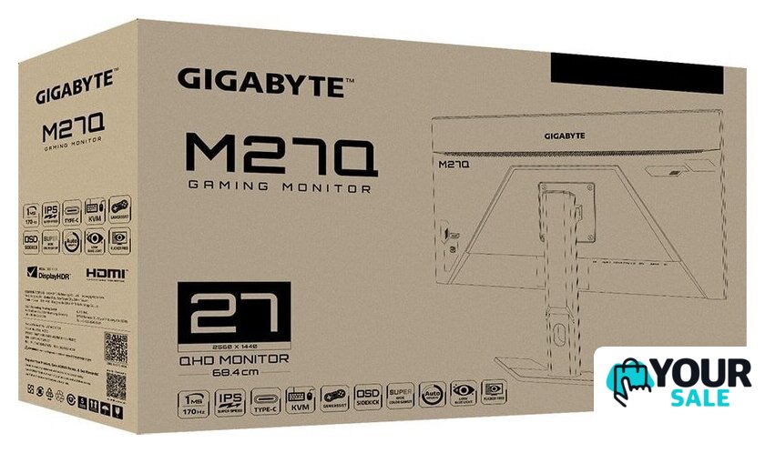 Игровой монитор Gigabyte M27Q (rev. 1.0) - Изображение №8 — Интернет-магазин Your Sale