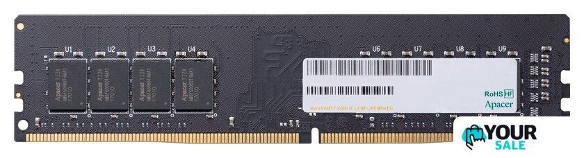 Оперативная память Apacer 8GB DDR4 PC4-21300 AU08GGB26CQYBGH - Изображение №1 — Интернет-магазин Your Sale