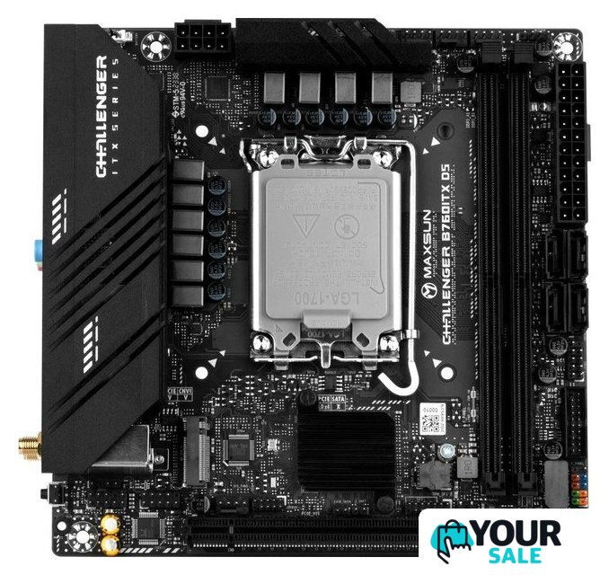Материнская плата Maxsun Challenger B760ITX D5 - Изображение №1 — Интернет-магазин Your Sale
