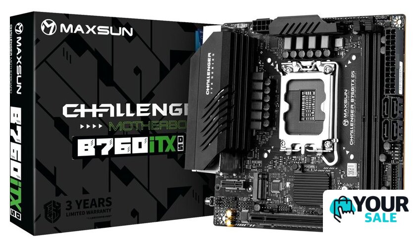 Материнская плата Maxsun Challenger B760ITX D5 - Изображение №6 — Интернет-магазин Your Sale