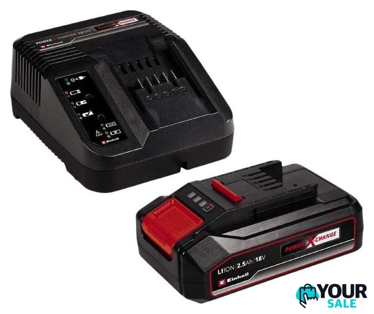 Аккумулятор с зарядным устройством Einhell PXC-Starter-Kit 4512097 (18В/2.5 Ah + 18В) - Изображение №1 — Интернет-магазин Your Sale