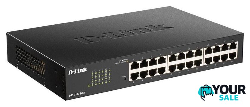 Настраиваемый коммутатор D-Link DGS-1100-24V2/A1A - Изображение №2 — Интернет-магазин Your Sale